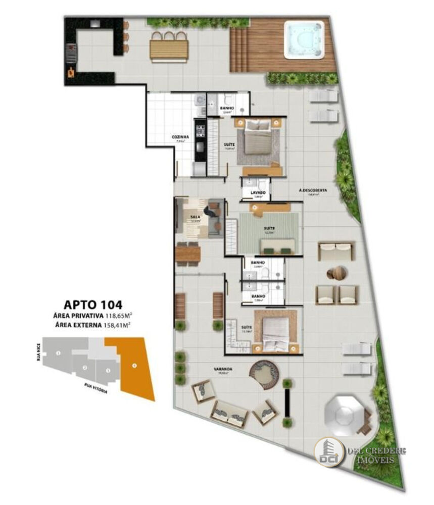 Apartamento à venda com 3 quartos, 70m² - Foto 16
