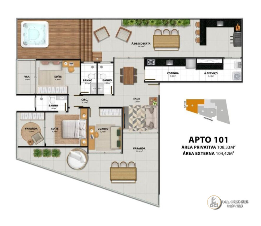 Apartamento à venda com 3 quartos, 70m² - Foto 13