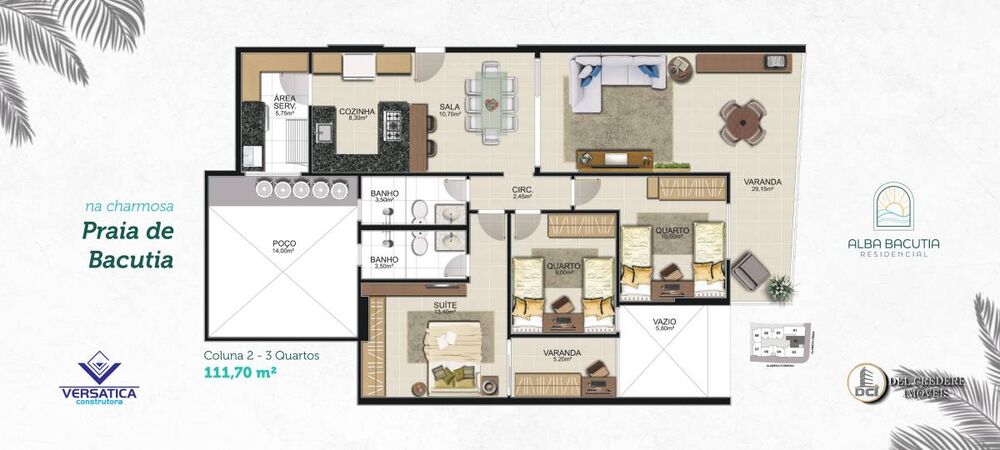 Apartamento à venda com 2 quartos, 70m² - Foto 9