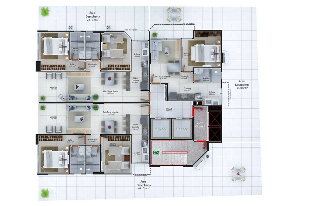 Apartamento à venda com 1 quarto, 38m² - Foto 36