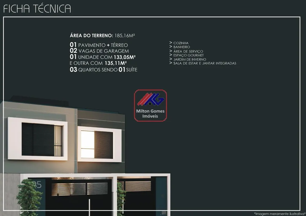 Sobrado, 3 quartos, 135 m² - Foto 2