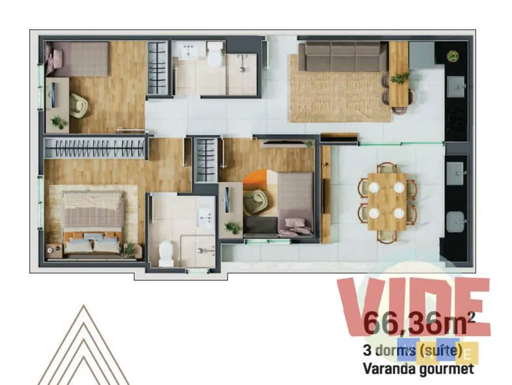 Apartamento, 2 quartos - Foto 8