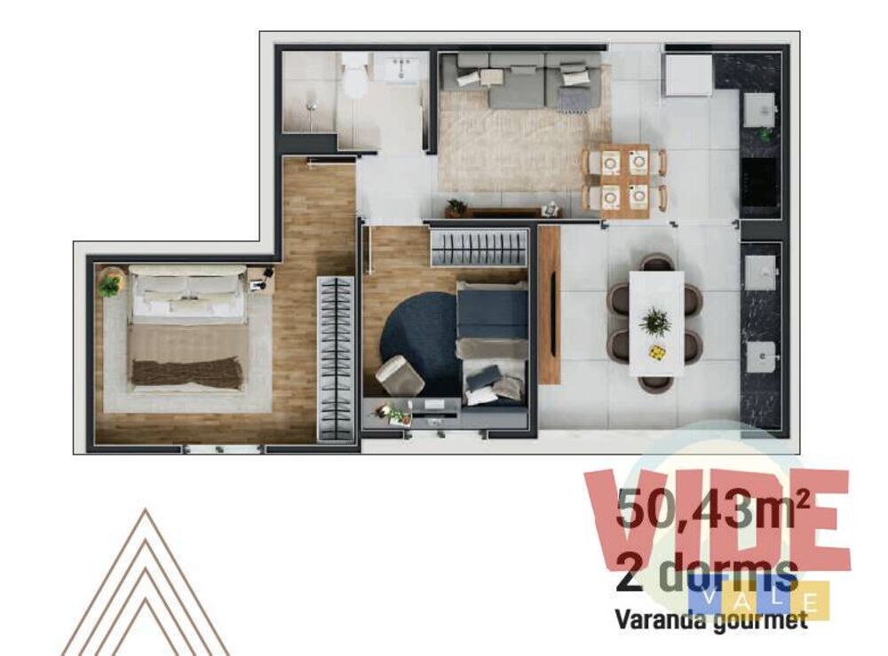 Apartamento, 2 quartos - Foto 4