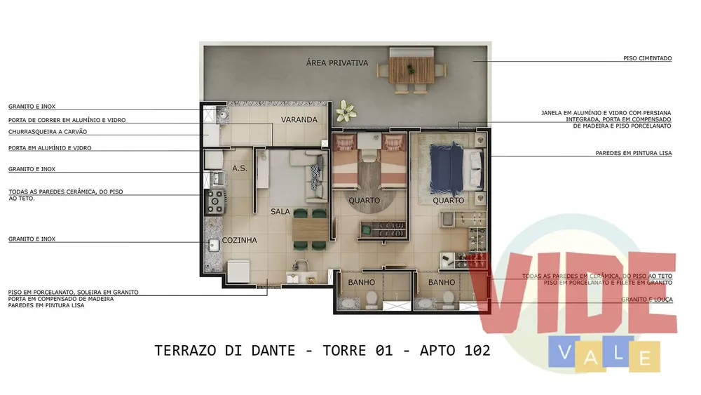 Apartamento, 2 quartos - Foto 8