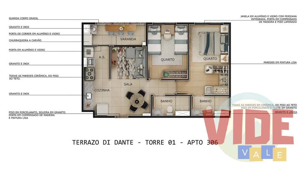Apartamento, 2 quartos - Foto 9