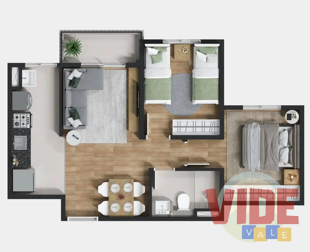 Apartamento, 2 quartos - Foto 10