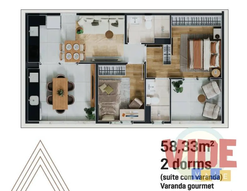 Apartamento, 2 quartos - Foto 11