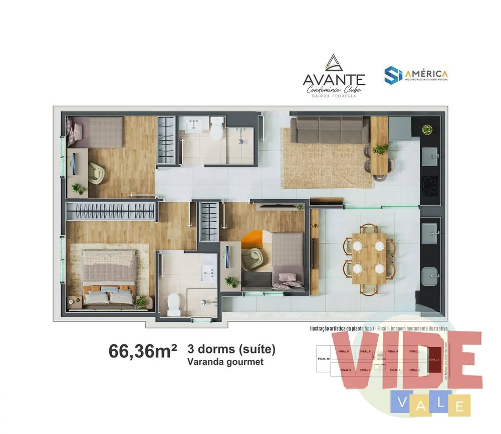 Apartamento, 2 quartos - Foto 4