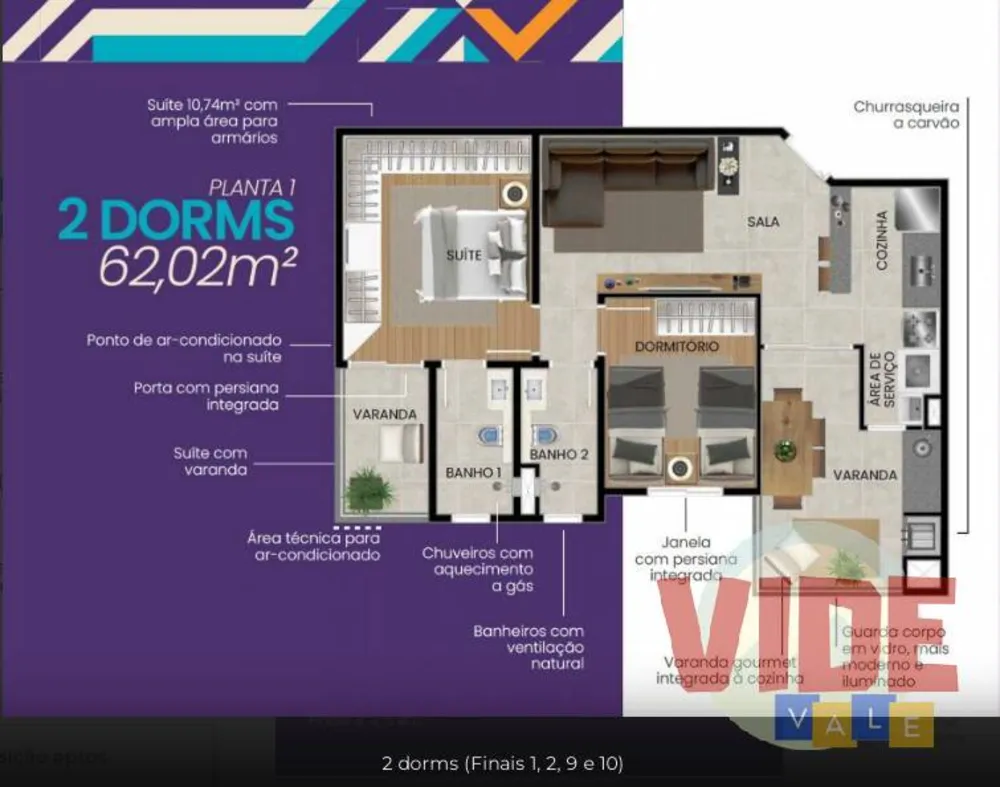 Apartamento, 2 quartos - Foto 4