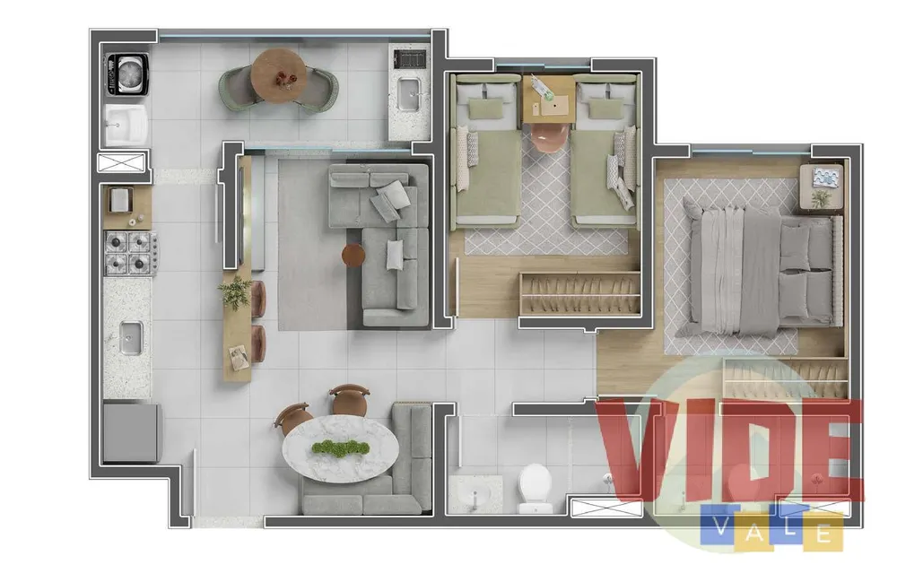 Apartamento, 3 quartos, 66 m² - Foto 11