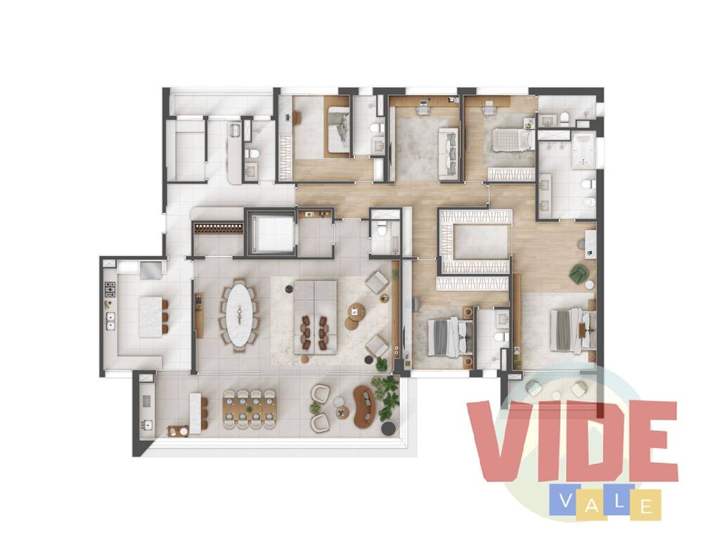 Apartamento, 5 quartos - Foto 5
