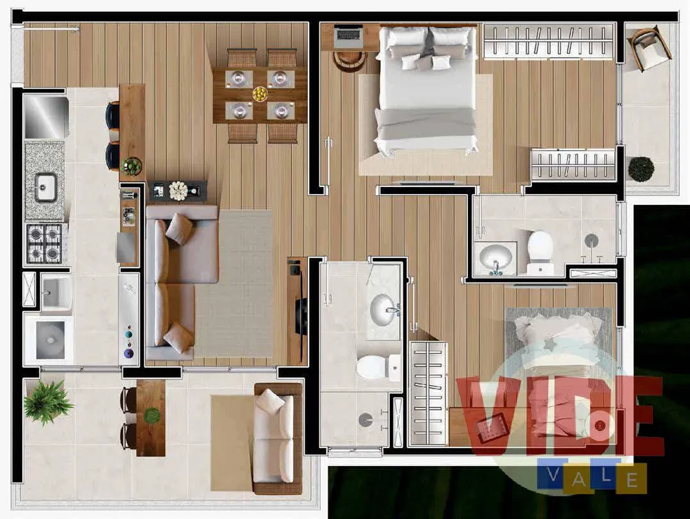 Apartamento, 2 quartos - Foto 12