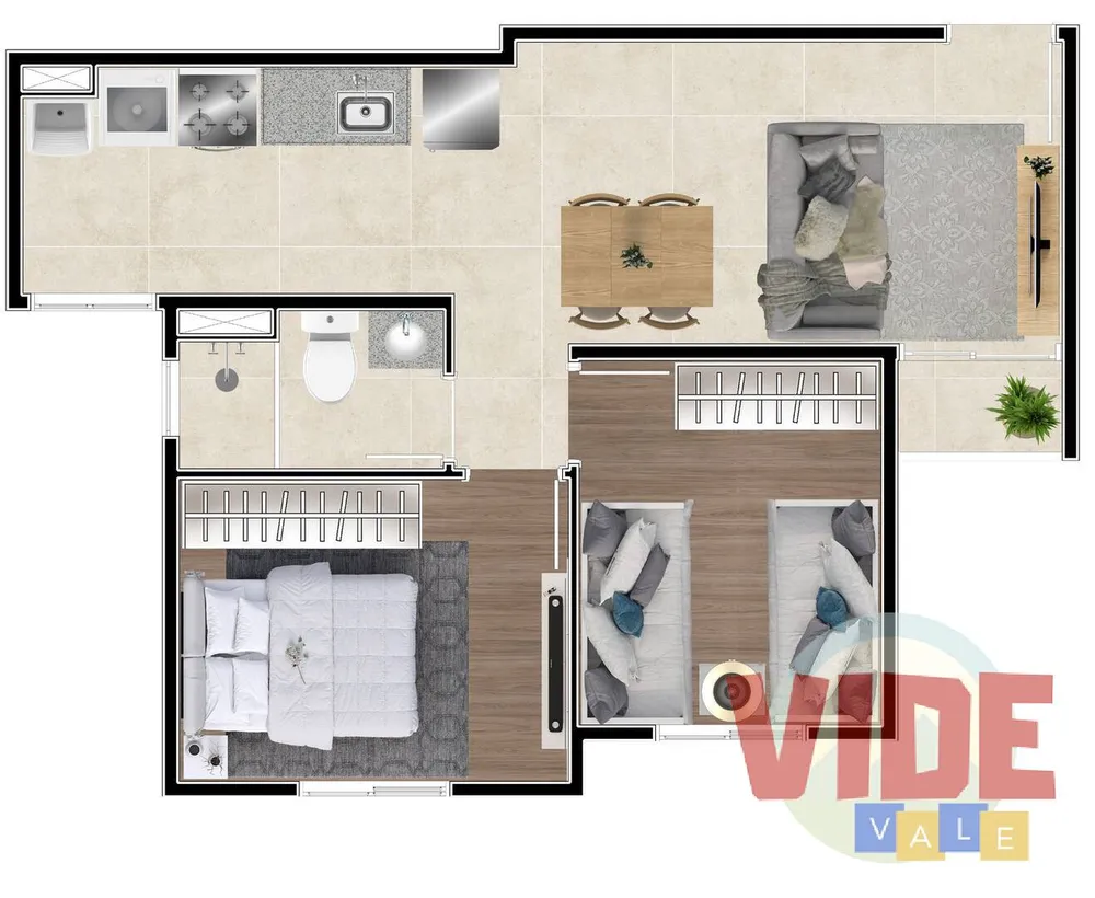 Apartamento, 2 quartos, 41 m² - Foto 7