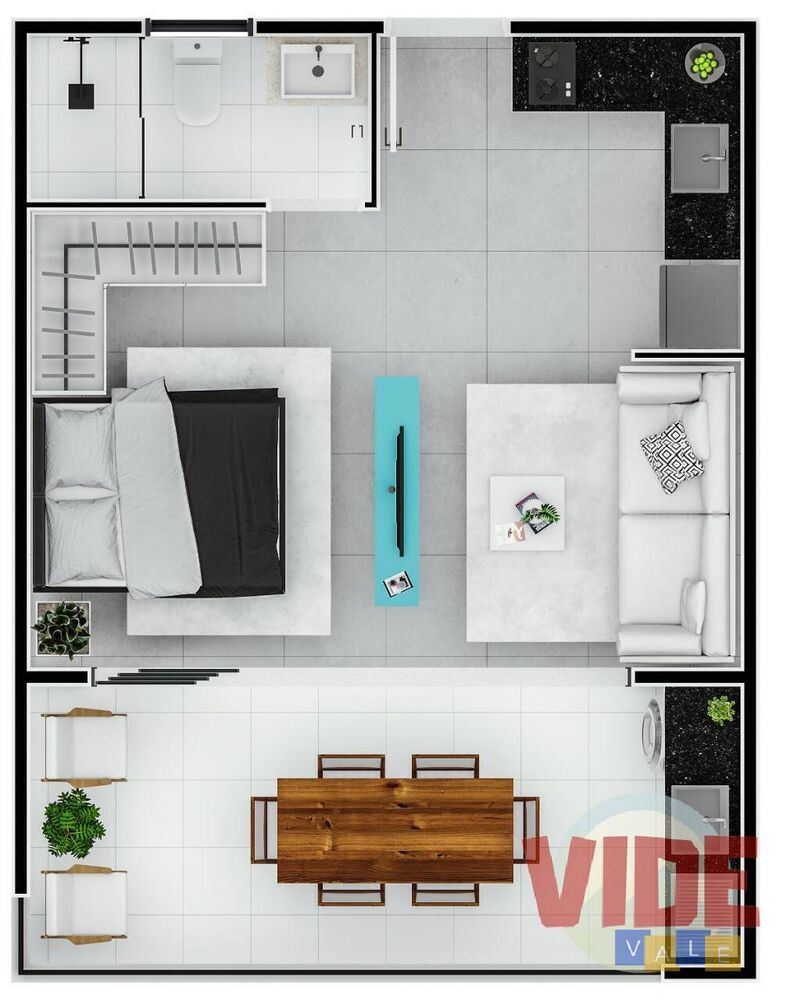 Apartamento, 1 quarto, 39 m² - Foto 7