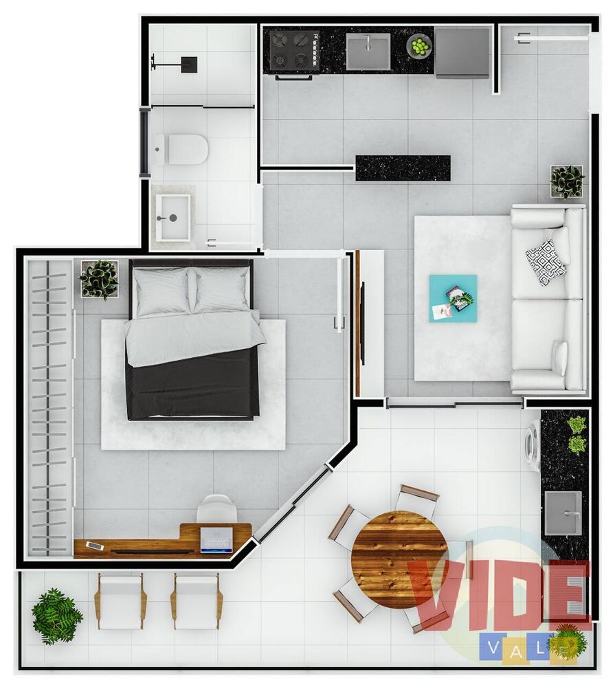 Apartamento, 1 quarto, 39 m² - Foto 8