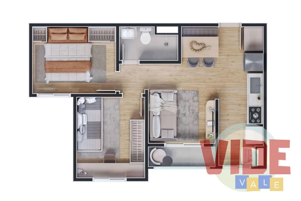 Apartamento, 2 quartos, 42 m² - Foto 6