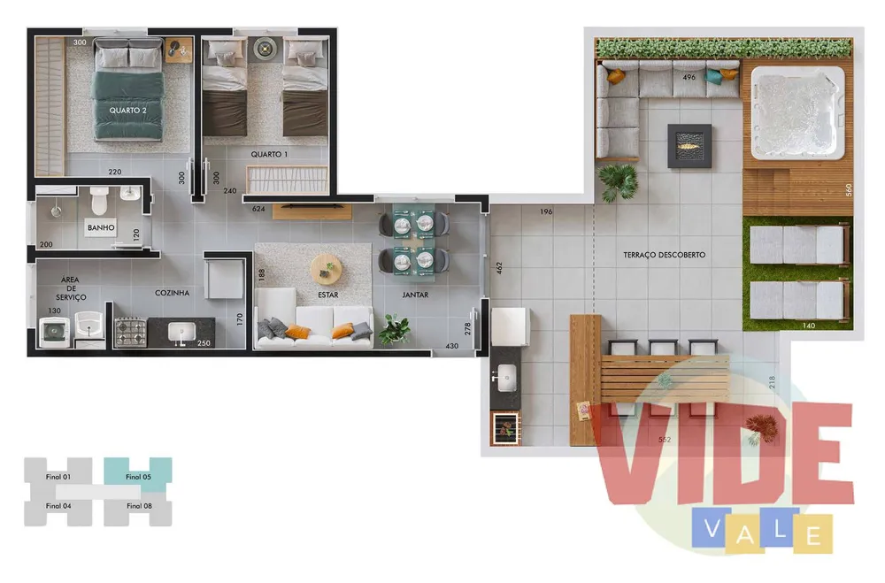Apartamento, 2 quartos, 46 m² - Foto 9