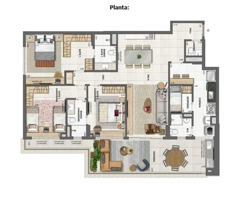 Apartamento, 3 quartos, 137 m² - Foto 10