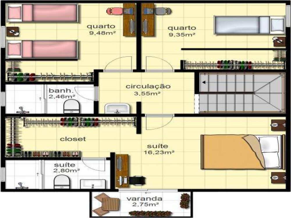 Casa, 3 quartos, 110 m² - Foto 3