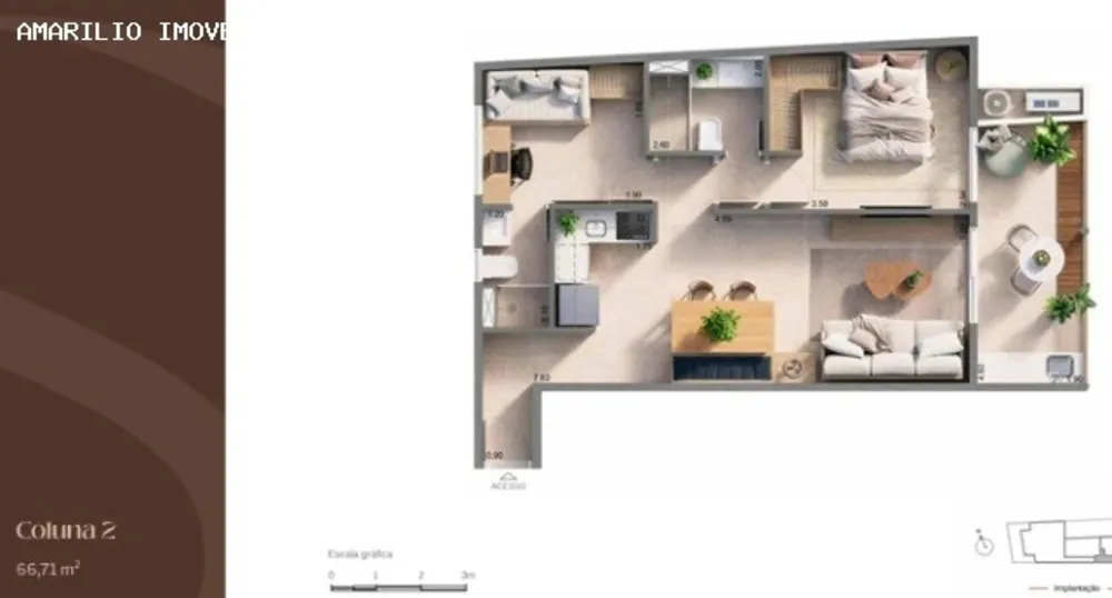 Apartamento, 1 quarto - Foto 19