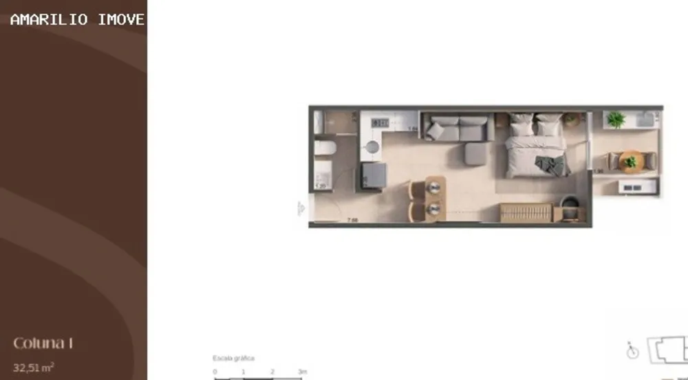 Apartamento, 1 quarto - Foto 18