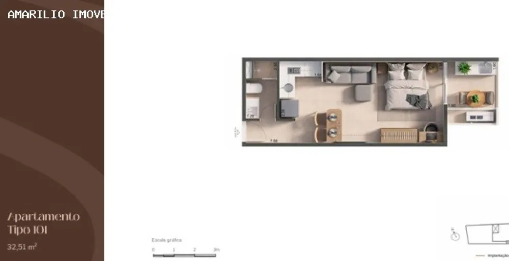 Apartamento, 1 quarto - Foto 15