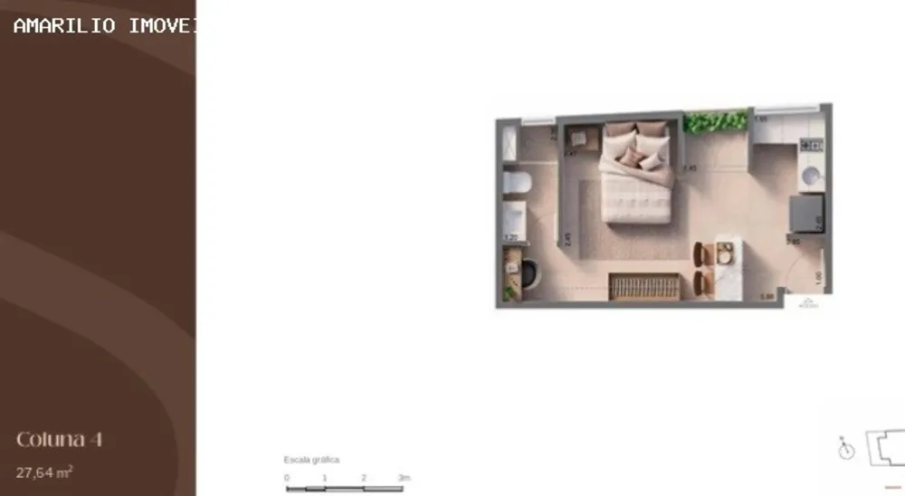 Apartamento, 1 quarto - Foto 21