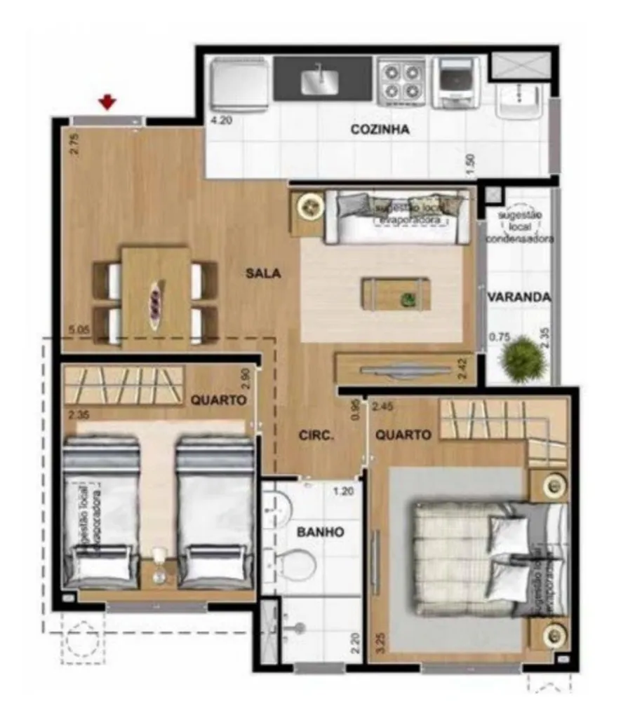 Apartamento, 1 quarto, 32 m² - Foto 20