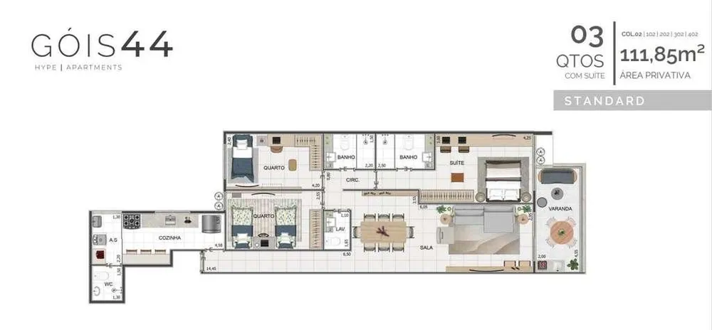 Apartamento, 2 quartos, 85 m² - Foto 17