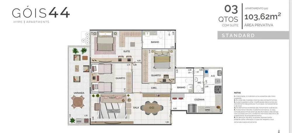 Apartamento, 2 quartos, 85 m² - Foto 7