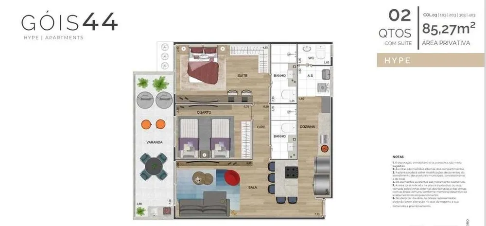 Apartamento, 2 quartos, 85 m² - Foto 21