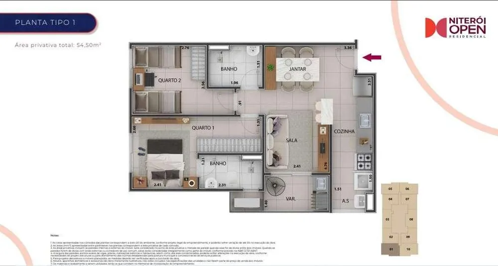 Apartamento, 2 quartos, 45 m² - Foto 29