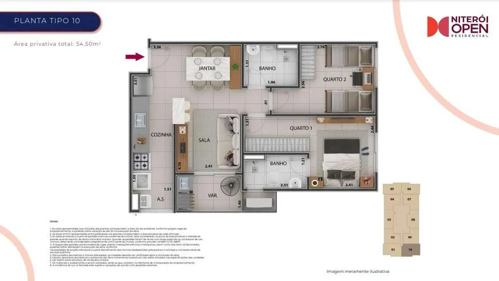Apartamento, 2 quartos, 45 m² - Foto 24