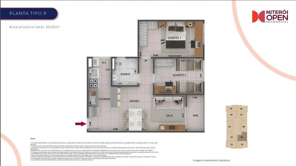 Apartamento, 2 quartos, 45 m² - Foto 11