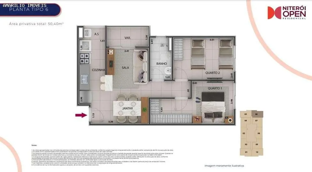 Apartamento, 2 quartos, 45 m² - Foto 14