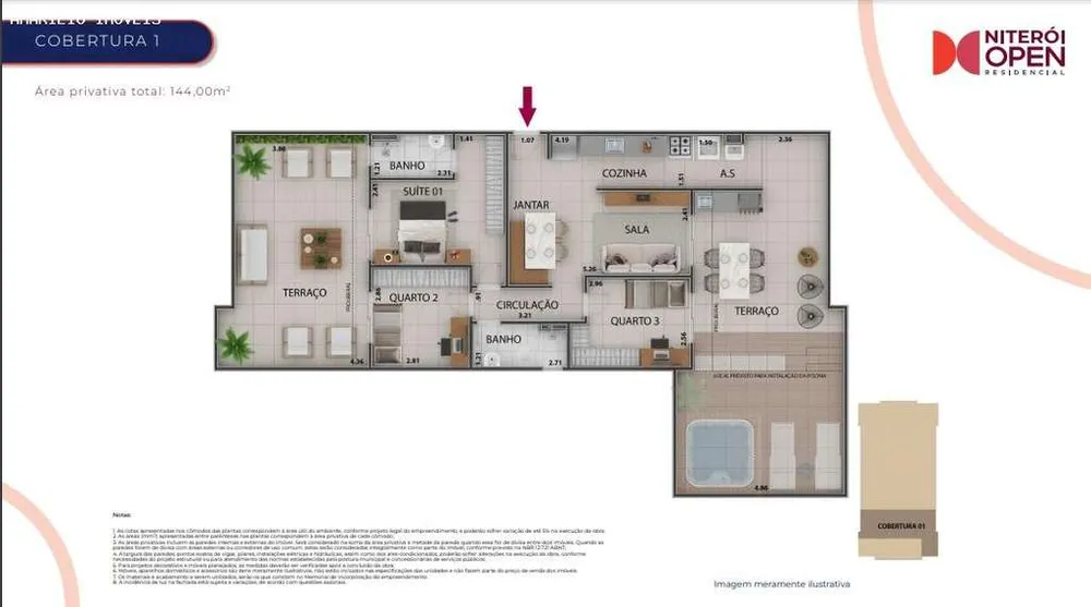 Apartamento, 2 quartos, 45 m² - Foto 4