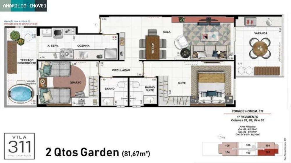 Apartamento, 2 quartos, 72 m² - Foto 7
