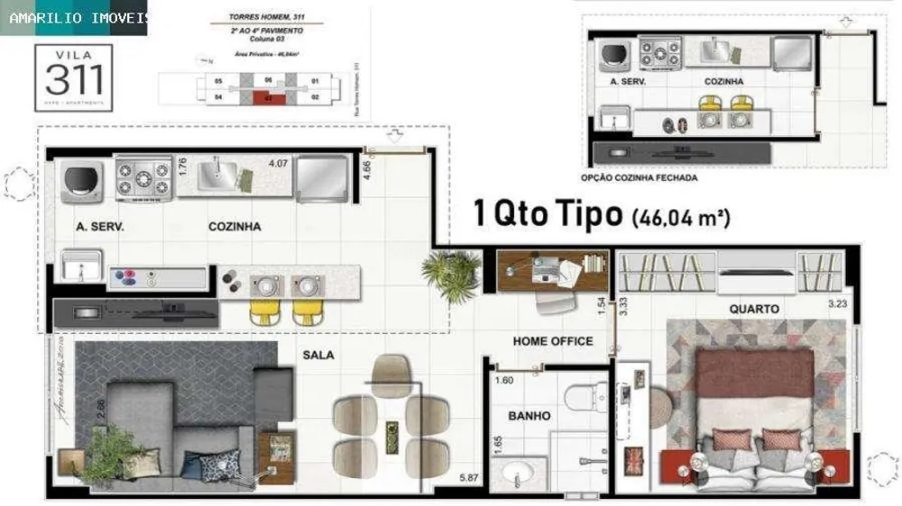 Apartamento, 2 quartos, 72 m² - Foto 11