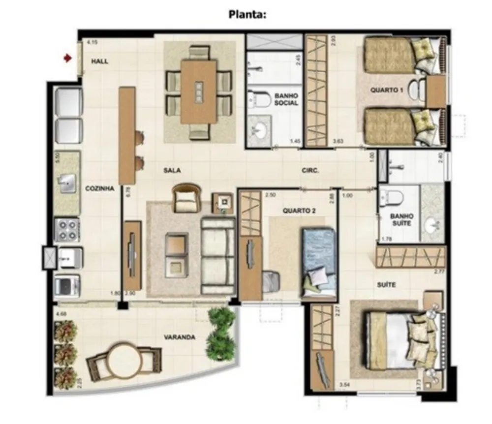 Apartamento, 3 quartos, 86 m² - Foto 15