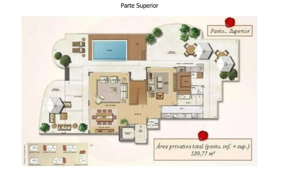 Cobertura, 3 quartos, 589 m² - Foto 10