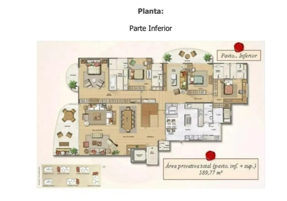 Cobertura, 3 quartos, 589 m² - Foto 9
