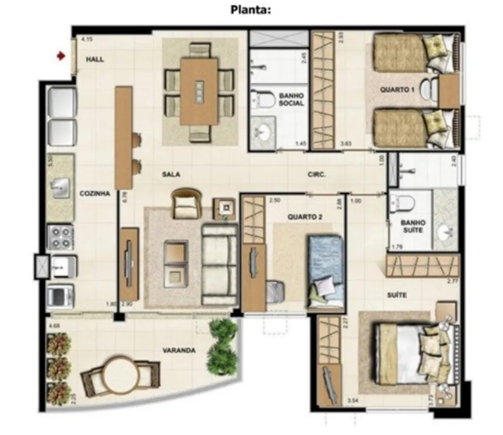 Apartamento, 3 quartos, 86 m² - Foto 12