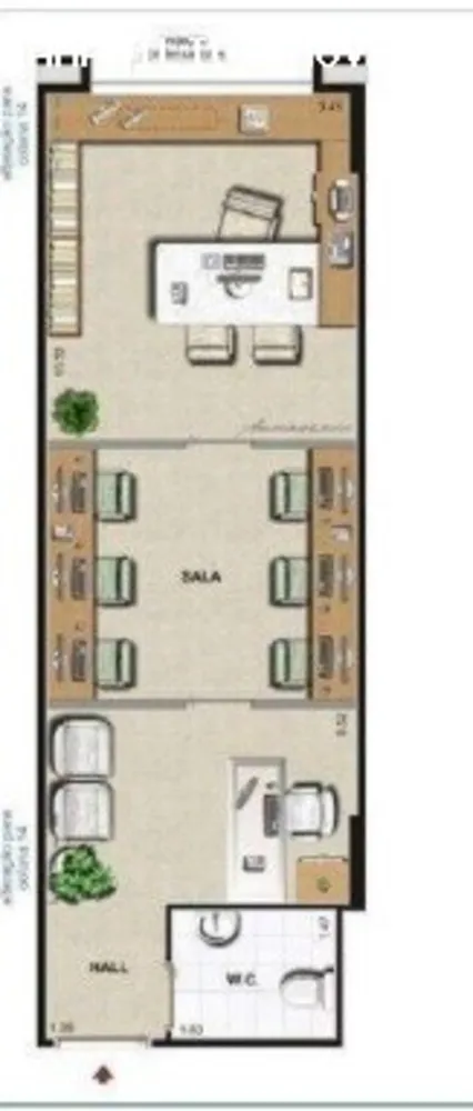 Sala-Conjunto, 36 m² - Foto 2