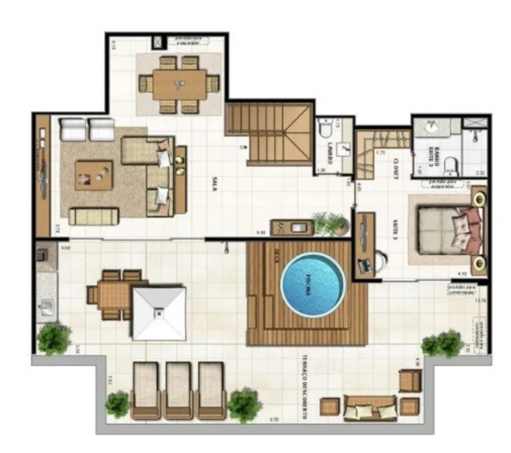 Cobertura, 3 quartos, 289 m² - Foto 48