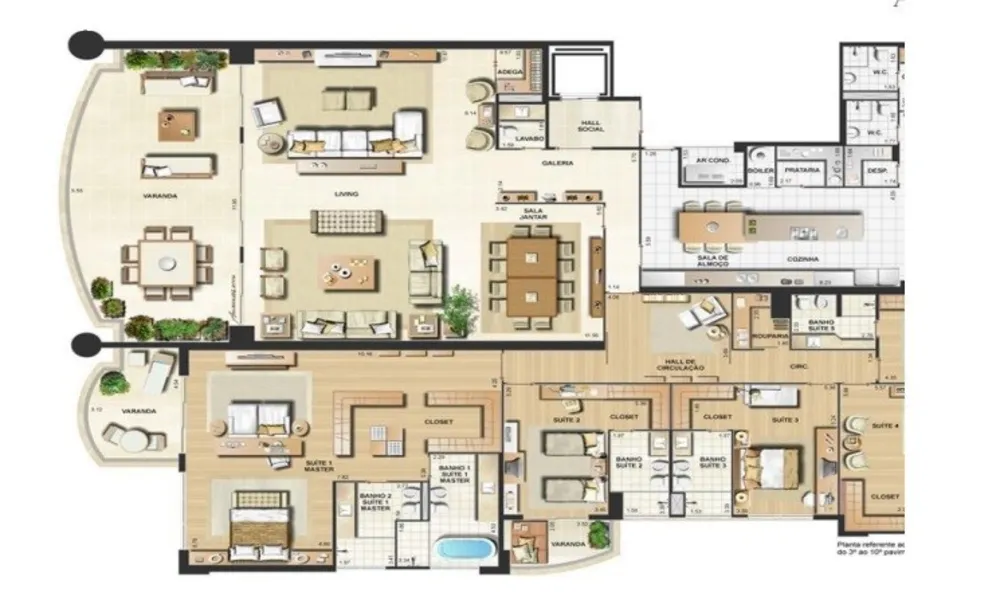 Apartamento, 4 quartos, 555 m² - Foto 19