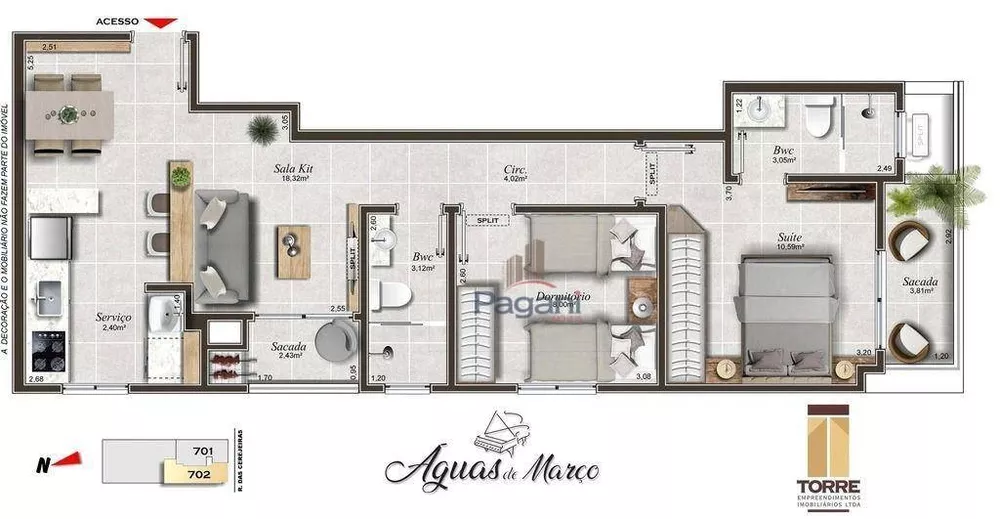 Apartamento, 1 quarto, 36 m² - Foto 8