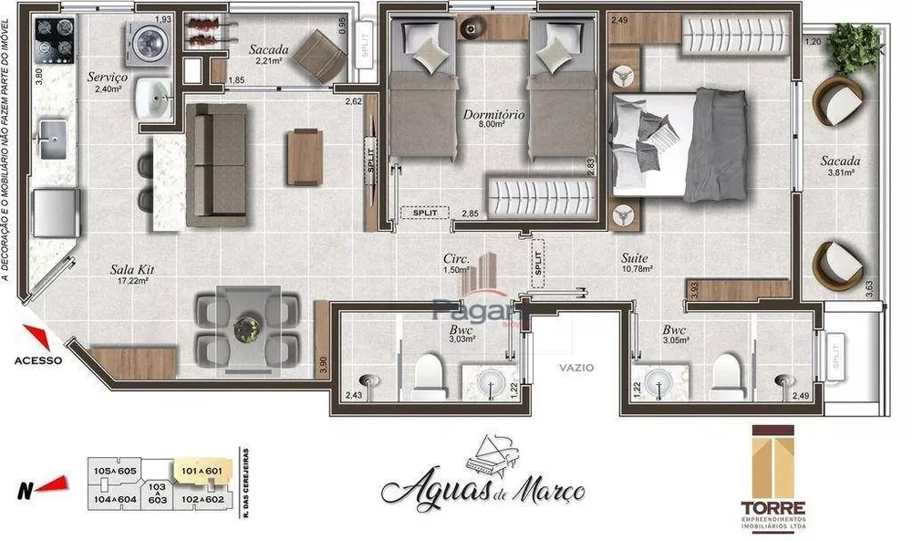 Apartamento, 1 quarto, 36 m² - Foto 4