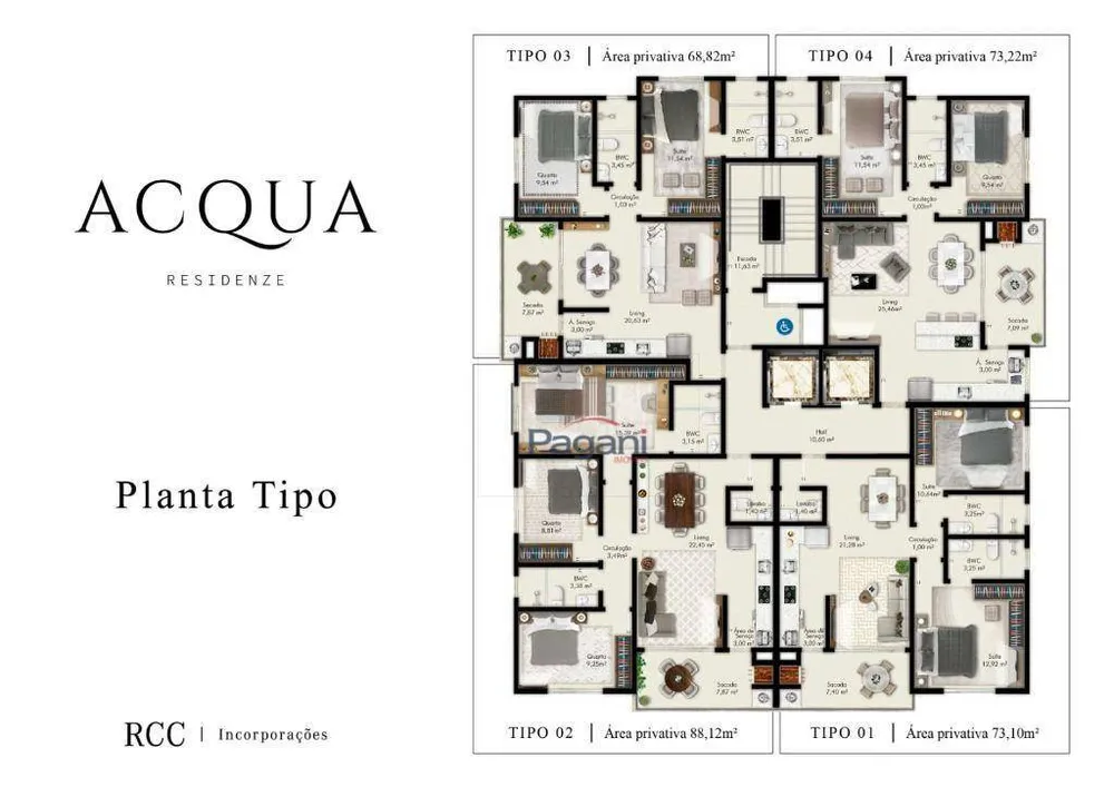 Apartamento, 2 quartos, 68 m² - Foto 6
