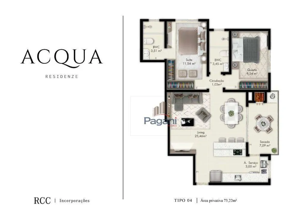 Apartamento, 2 quartos, 68 m² - Foto 8