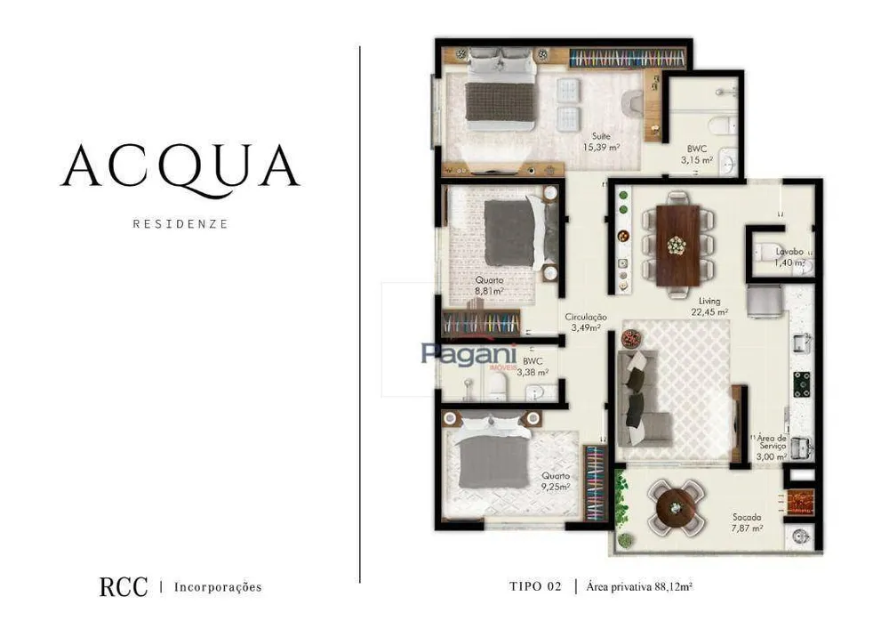 Apartamento, 2 quartos, 68 m² - Foto 5